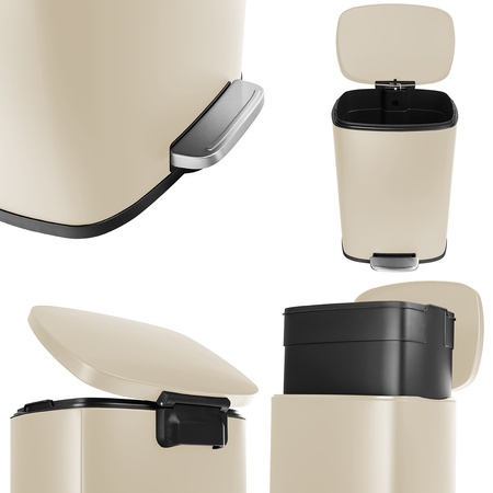 Funky Trash Can Gold Black Spacetronik Pojedynczy