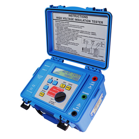 Digitálny tester izolácie PeakTech 2685A 10kV 2TOhm