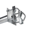 Balcony stand bent L-30cm frontal with cibs