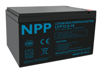 LFP LiFePO4 128V 18Ah T2 battery