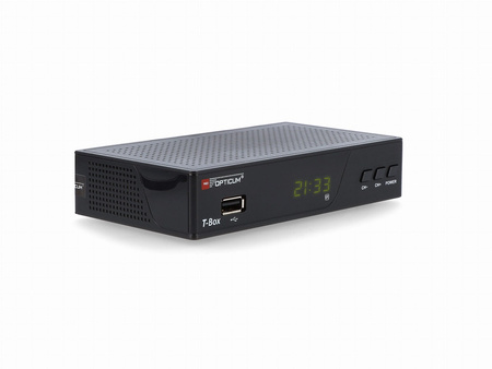 DVB-T2 HEVC H.265 OPTICUM RED T-BOX terrestrial tuner