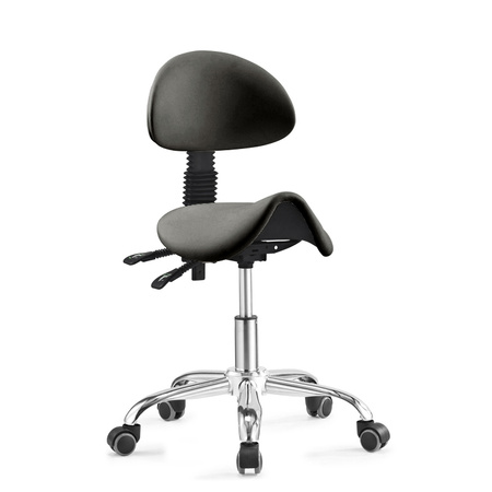 Ergonomiczny hoker regulowany SELLA 1 szary