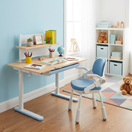 Spacetronik SPE-X116AT electric desk with shelf