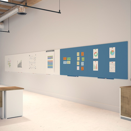 Lacquered magnetic writing board 55x75