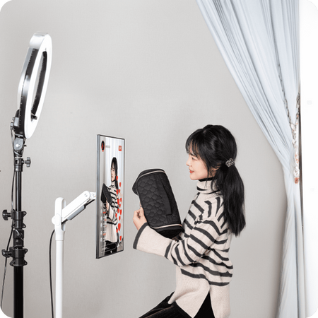 Mobiler TV-Monitorständer SPE-T01B 10kg, schwarz