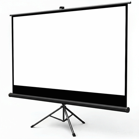 Ekran Projekcyjny ze Statywem 72" 4K Spacetronik