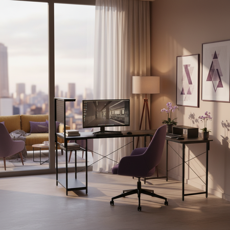 Biurko narożne Spacetronik FUNKY FURNITURE 120x70