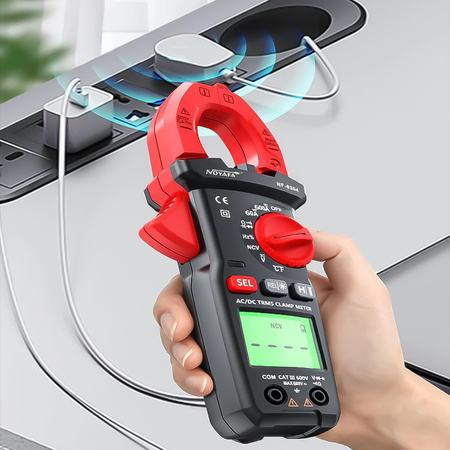 Cyfrowy miernik cęgowy TrueRMS NCV Noyafa NF-6304