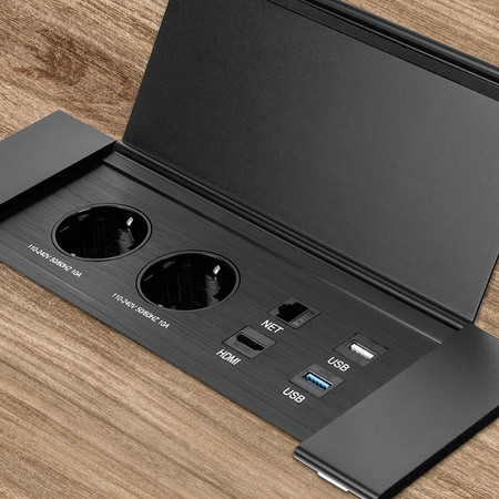 Spacetronik SPS-F26B V2 openable countertop socket