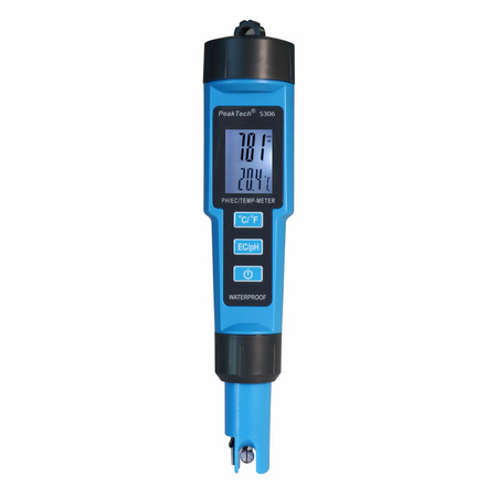 PeakTech 5306 Liquid pH temp and EC meter