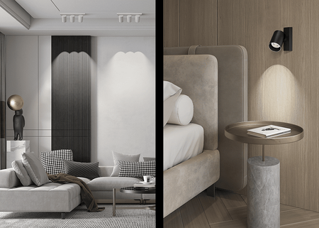 Nástěnná lampa Yeelight Spotlight 350lm 60W bílá 2xGU10