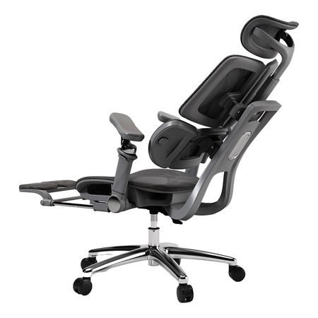 Regulowany Fotel biurowy 6D SPRINGO-11 Czarny