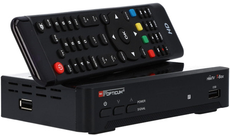 Tuner DVB-T2 HBBTV T-BOX Opticum + WiFi