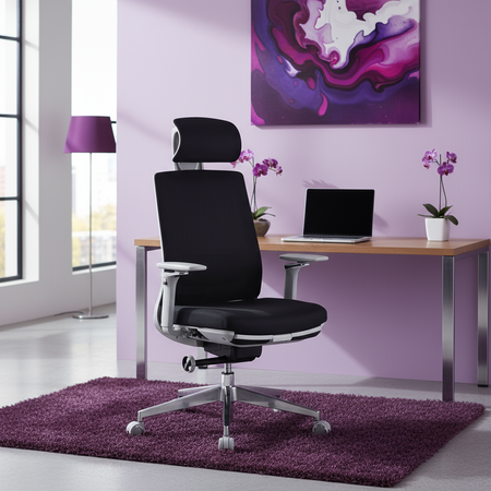 Spacetronik Albert Swivel Office Chair Black