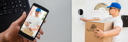 Spacetronik SL-DB10 WiFi doorbell without battery