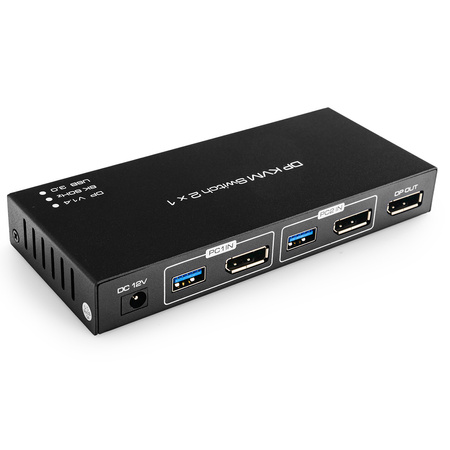 Switch KVM USB + DP Spacetronik SPD-KVM23 8K 60Hz