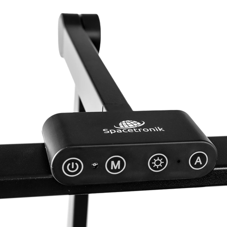 Spacetronik Moris SPE-O121 120x60 electric desk, White frame, Light wood top