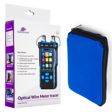 Spacetronik SP-LT08 LAN POE Fiber Optic Tester