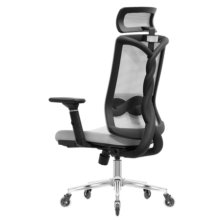 Spacetronik Moris elektrischer Schreibtisch SPE-O121 120x60, Gestell weiß, Platte helles Holz