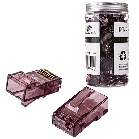 RJ45 cat 6 UTP priamy konektor PT-RJ456UC-1 100ks