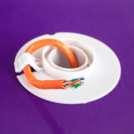 Kroucená dvojlinka CAT5e U/UTP AWG24 CU POE PVC Eca 305m