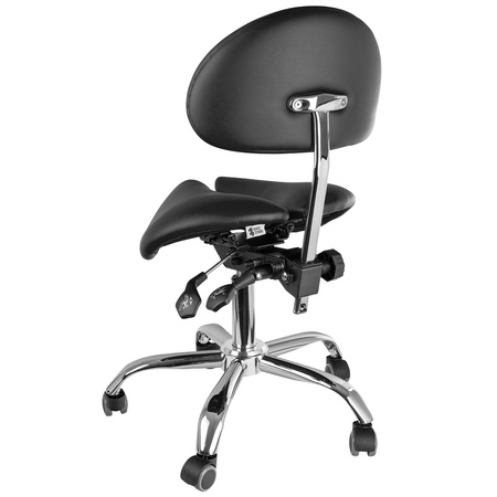 Ergonomiczny hoker regulowany SELLA 3 czarny