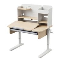 Biurko dziecięce SPEX113WL 100×65 cm regulowane półki szuflada