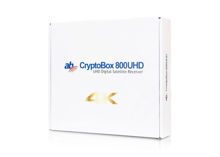 CryptoBox AB 800UHD 4K DVB-S2X H.265 HEVC