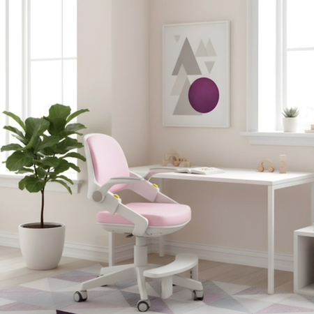 Zestaw: biurko regulowane SPEX108WG + ergonomiczne krzesło dla dziecka