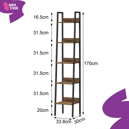 Regał biblioteczka drabinka 170cm Funky Furniture