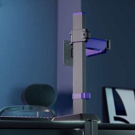 Ametystowy uchwyt na monitor Spacetronik SPAA112