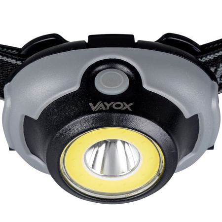 Latarka czołowa 170lm LED COB 3xAAA VAYOX VA0119