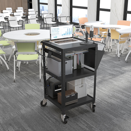 Spacetronik SPC-140B pedestal cart on wheels