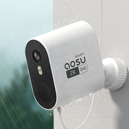 Zestaw 2 kamer solarnych + stacja 32GB Aosu SL-C7P-2H