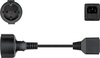 Goobay 15m AC socket - C14 socket extension cable