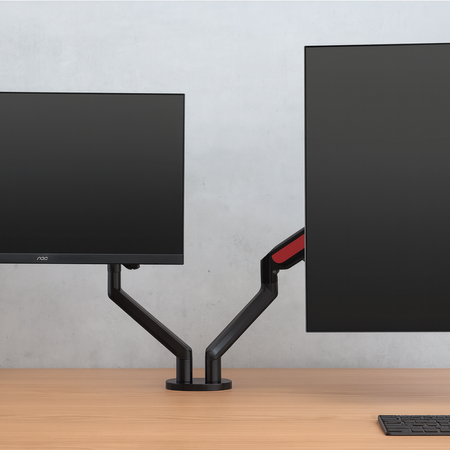 Uchwyt na 2 Monitory SPAZ120BP Aluminiowy 13-36" 12kg