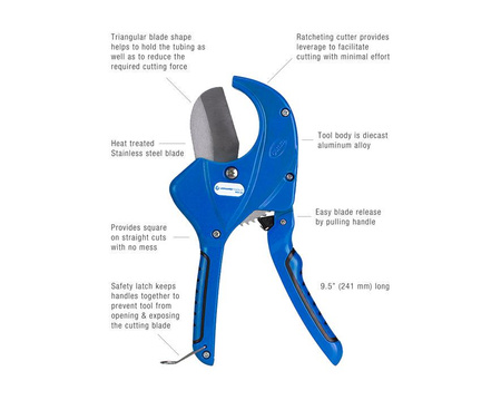 PVC fiber optic duct pliers cutter MDC-64
