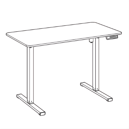 Elektryczne biurko Spacetronik Moris 125DB 100x60