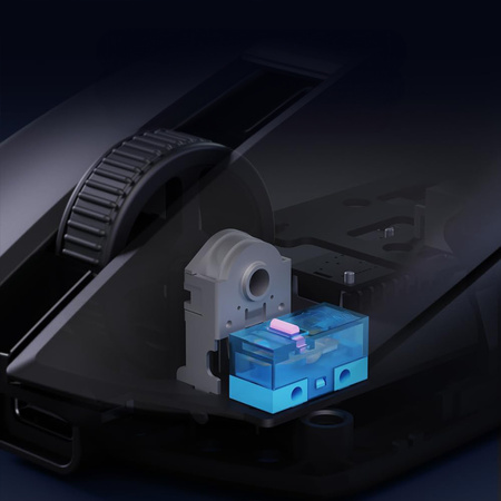 Mysz DELUX M800 PRO czarna 26000DPI 8000 Hz + dock