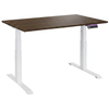 Biurko elektryczne Spacetronik SPE 232OW białe blat 130x65 Orzech Ambasador