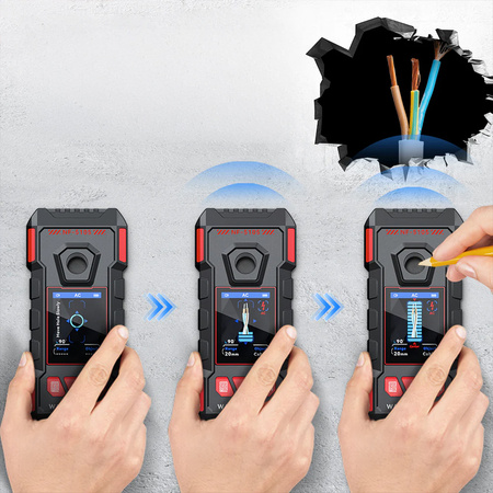 Detektor przewodów metalu drewna Noyafa NF-5105