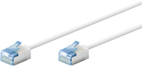 Patchcord CAT 6A EXTRA FLEX biely 1m