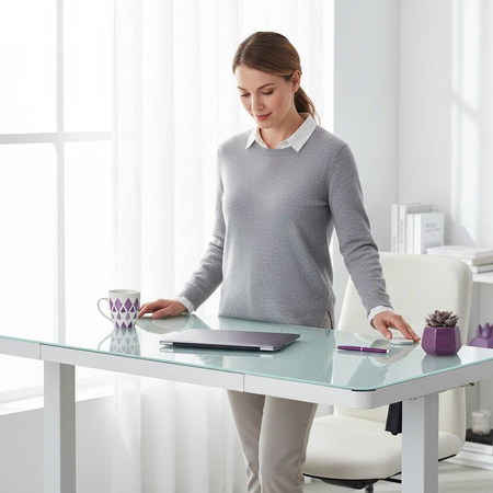 Spacetronik SPE-B128BG Astrid electric desk