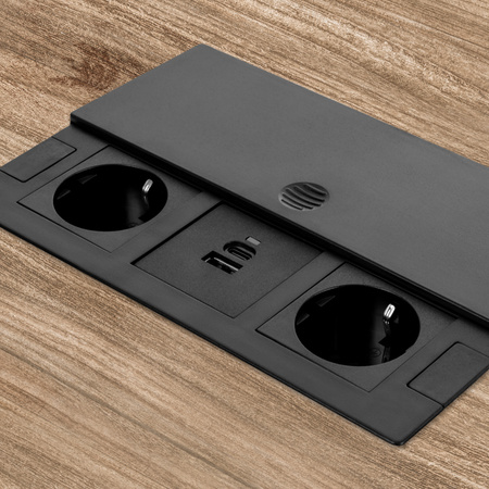 Gniazdo blatowe zasuwane Spacetronik SPS-S24B V4