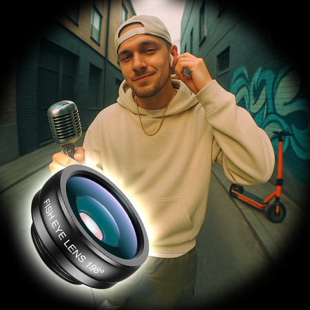 Apexel APL-22XDG9 10-in-1-Telefonlinsen 22X