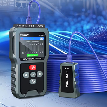 Tester kabli LAN RJ45 CAT5/CAT6 Noyafa NF-8128