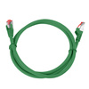 Kabel RJ45 CAT 6 S/FTP AWG27 LSZH grün 1m