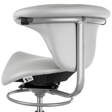 Ergonomiczny hoker regulowany SELLA biały