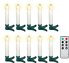 Goobay LED Christmas tree candles 15x10cm KIT 10x