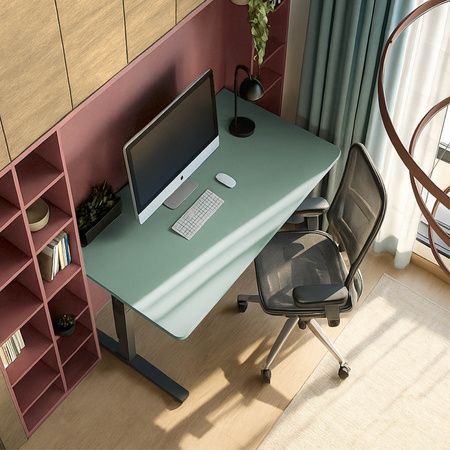 Blat MDF malowany proszkowo140x70x2.5 Sage Green